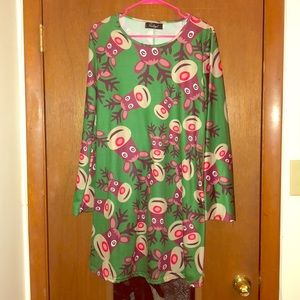 Christmas reindeer dress!!